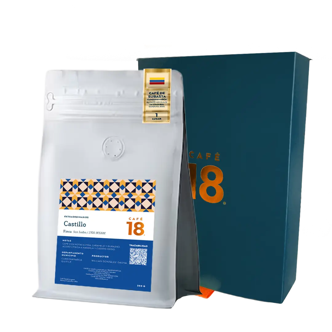 Castillo San Isidro, Subasta Cundinamarca. El café más dulce de Colombia. Guaduas, 2025.