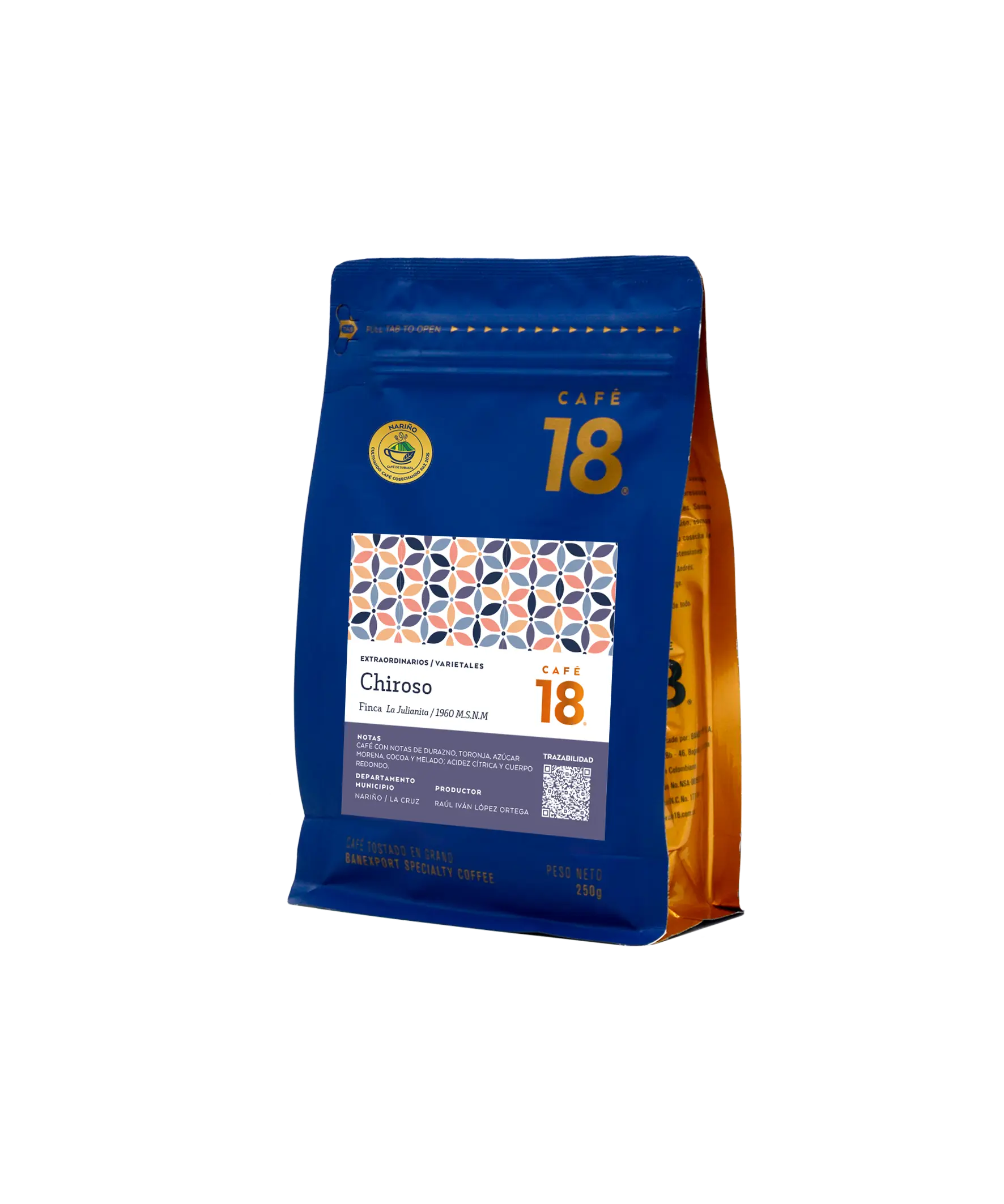 Chiroso - La Julianita - Nariño cultivando café cosechando paz