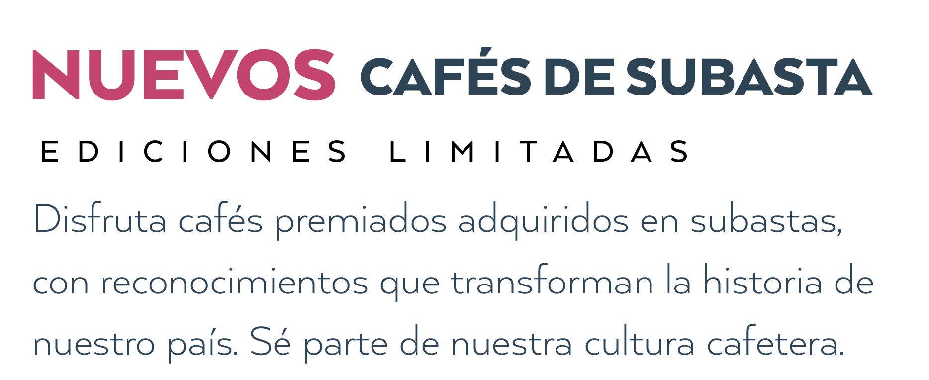 Cafes extraordinarios - Colombia